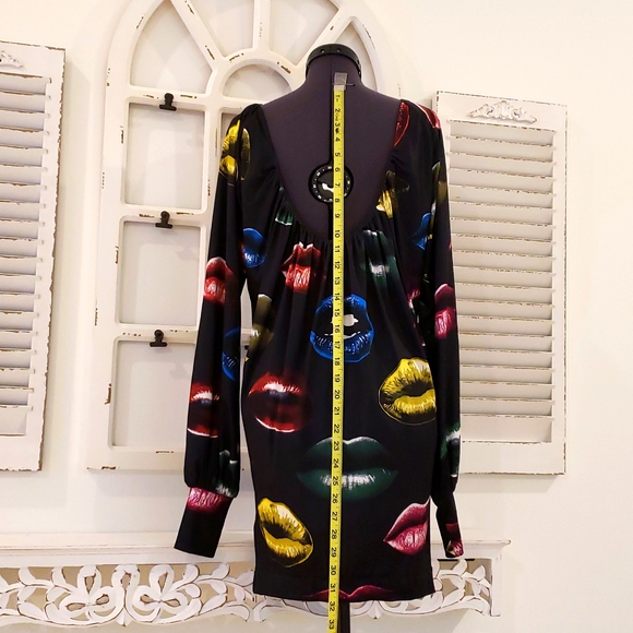 Miss Sixty Low Back Lips Print Cocktail dress - Picture 12 of 12